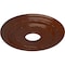 Ekena Millwork Dublin Medallion (Canopies up to 8 1/4"), 15 3/8"OD x 3 5/8"ID x 1"P, Burnished Mahogany Crackle CM15DUBMC - alternate 2